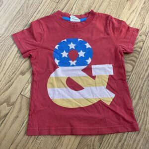 Mini Boden Ampersand Appliqué Tee